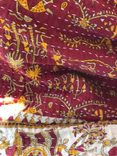 Load image into Gallery viewer, Large Vintage Kantha Shag Throw