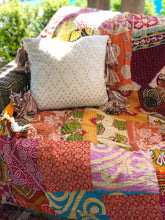 Load image into Gallery viewer, Large Vintage Kantha Shag Throw