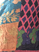 Load image into Gallery viewer, Large Vintage Kantha Shag Throw