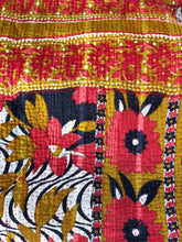 Load image into Gallery viewer, Large Vintage Kantha Shag Throw