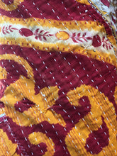 Load image into Gallery viewer, Large Vintage Kantha Shag Throw