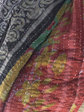 Load image into Gallery viewer, Large Vintage Kantha Shag Throw