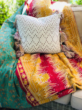 Load image into Gallery viewer, Large Vintage Kantha Minky Throw