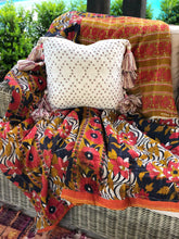 Load image into Gallery viewer, Large Vintage Kantha Shag Throw