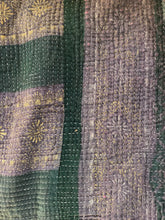 Load image into Gallery viewer, Large Vintage Kantha Shag Throw