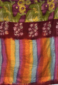 Mini Vintage Kantha Throw