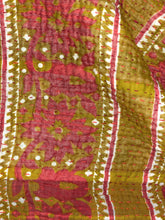 Load image into Gallery viewer, Large Vintage Kantha Shag Throw