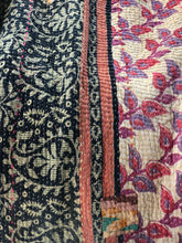 Load image into Gallery viewer, Large Vintage Kantha Shag Throw