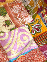 Load image into Gallery viewer, Large Vintage Kantha Shag Throw