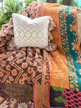 Load image into Gallery viewer, Large Vintage Kantha Shag Throw