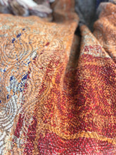 Load image into Gallery viewer, Large Vintage Kantha Shag Throw