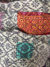 Load image into Gallery viewer, Large Vintage Kantha Shag Throw